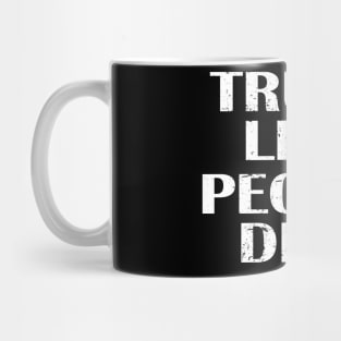 Trump Lied People Died USA Mug